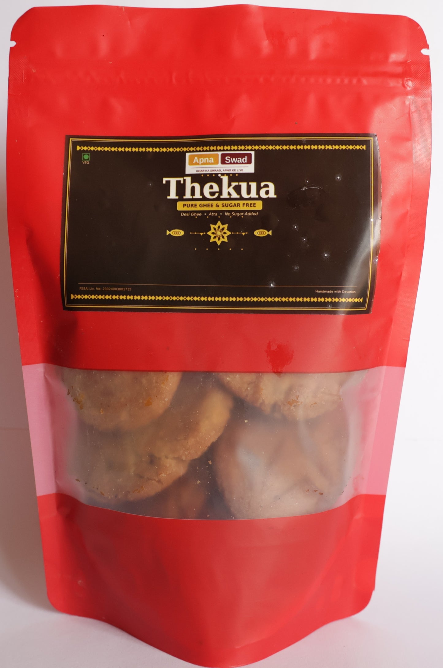 Thekua – Sugar-Free (Pure Desi Ghee) | Diabetic-Friendly
