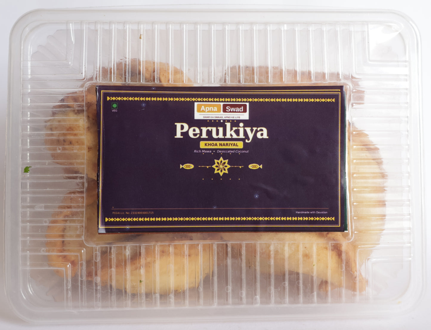 Perukiya (Gujiya) – Khoya Filling (Classic)