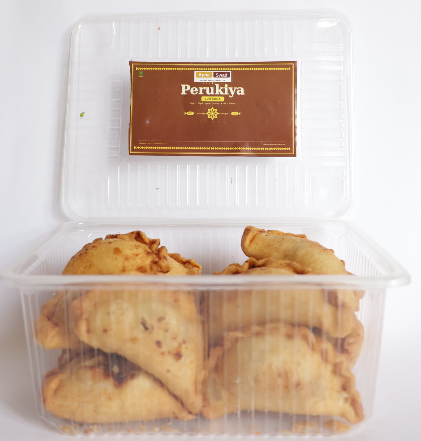Perukiya (Gujiya) – Suji Crust (Classic)