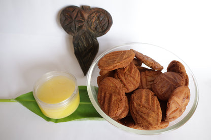 Thekua Bundle – Jaggery & Pure Desi Ghee 400g + Sugar & Pure Desi Ghee 400g | 2-Pack